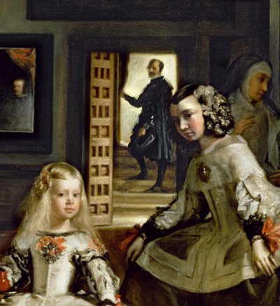 Las Meninas or The Family of Philip IV (detail) by Diego Velázquez